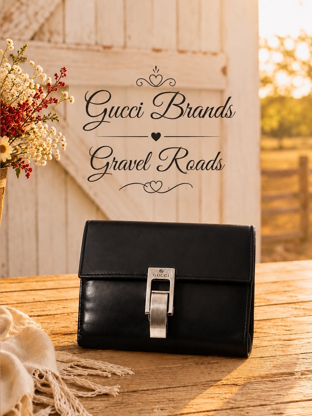 Gucci Vintage Buckle Wallet